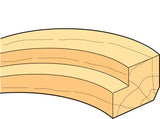 Trend 46/39 x 1/4 TCT Bearing Guided Rebate Set 35 x 12.7mm