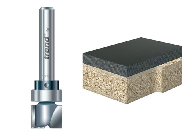Trend 46/90 x 1/4 TCT 90° Shank Mounted Template Profiler 15.9 x 25mm