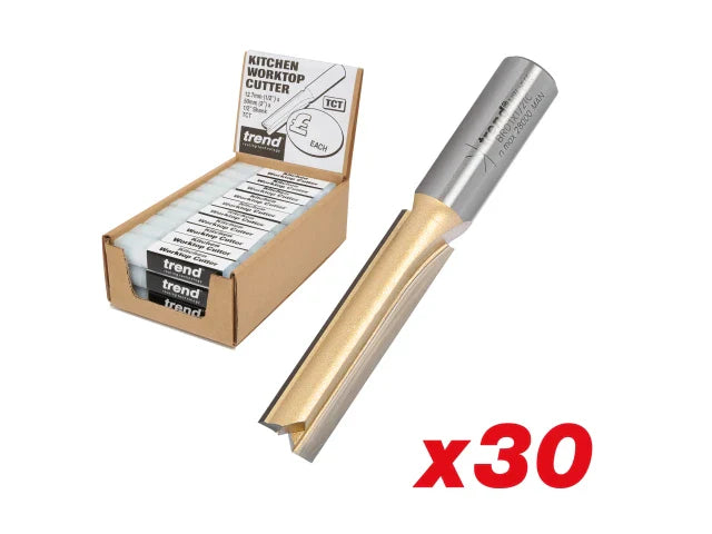 Trend BR01 1/2in 50mm Kitchen Worktop Cutter Display (30 Cutters)