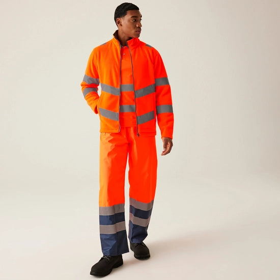 Regatta Professional Men's Anti-Pill Hi-Vis Pro Contract Thor Fleece Class 3