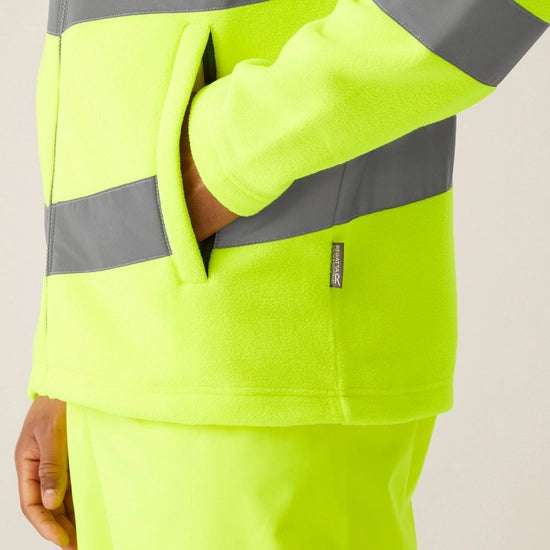 Regatta Professional Men's Anti-Pill Hi-Vis Pro Contract Thor Fleece Class 3