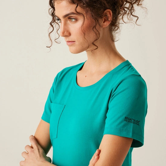 Regatta Professional Women's ADA Cotton Stretch T-Shirt with Chest Pocket
