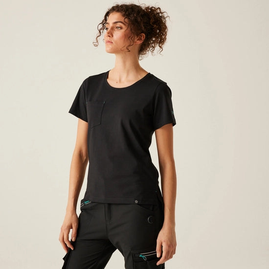 Regatta Professional Women's ADA Cotton Stretch T-Shirt with Chest Pocket