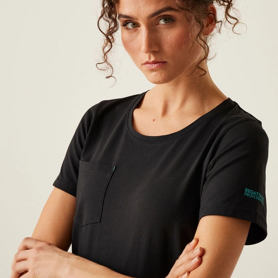 Regatta Professional Women's ADA Cotton Stretch T-Shirt with Chest Pocket