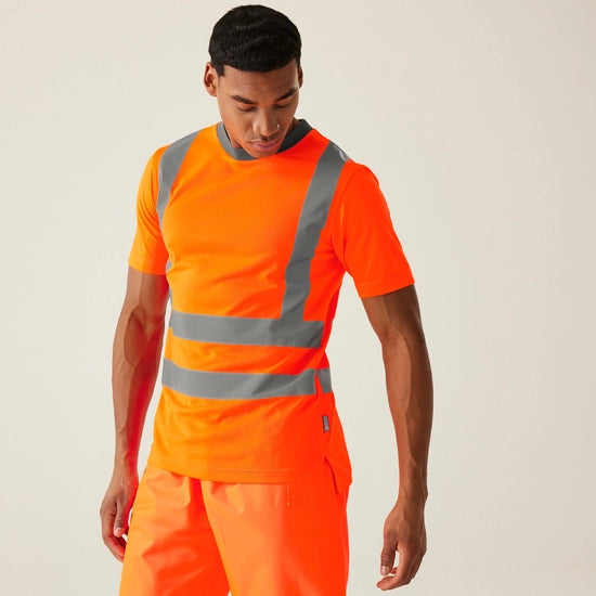 Regatta Professional Men's Hi-Vis Pro Contract T-Shirt Class 2