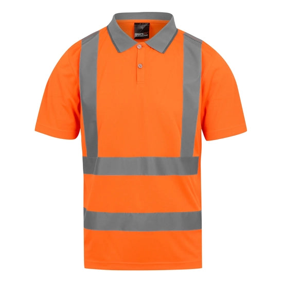 Regatta Professional Men's Hi-Vis Pro Contract Polo Shirt Class 2