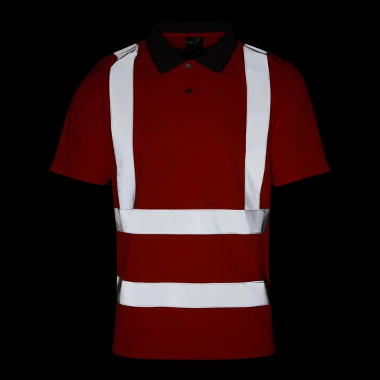 Regatta Professional Men's Hi-Vis Pro Contract Polo Shirt Class 2