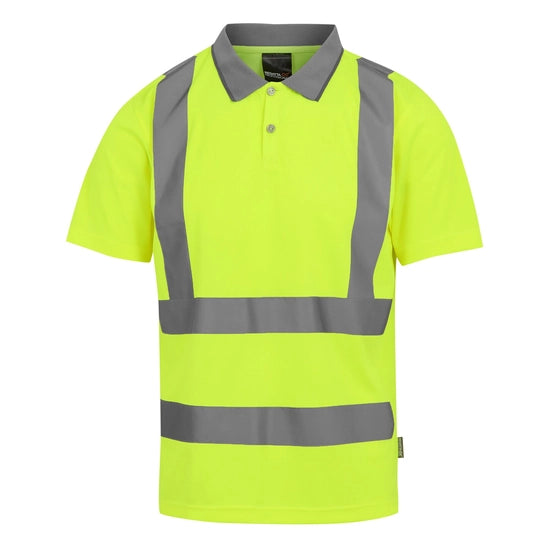 Regatta Professional Men's Hi-Vis Pro Contract Polo Shirt Class 2