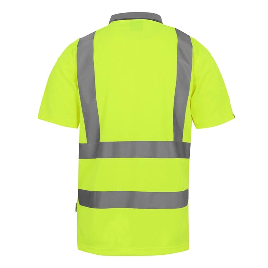 Regatta Professional Men's Hi-Vis Pro Contract Polo Shirt Class 2