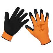 Sealey Foam Latex Gloves (Large) - Pack of 6 Pairs