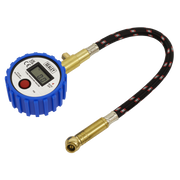 Sealey Tyre Pressure Gauge Digital with Leader Hose & Quick Release 0-100psi