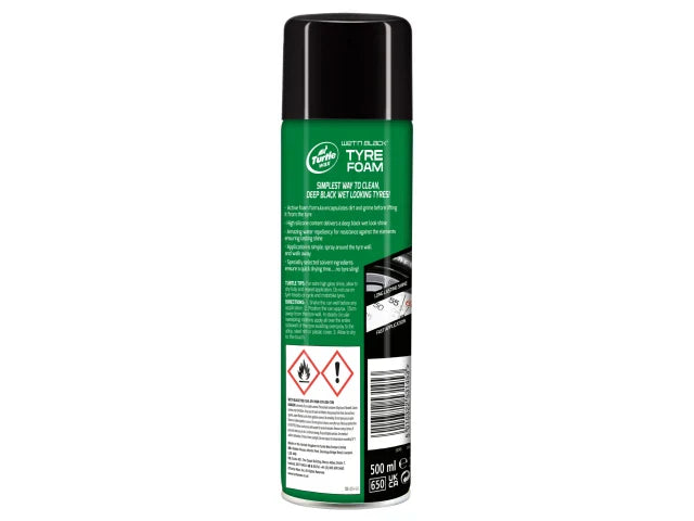 Turtle Wax Wet 'n' Black Tyre Foam 500ml