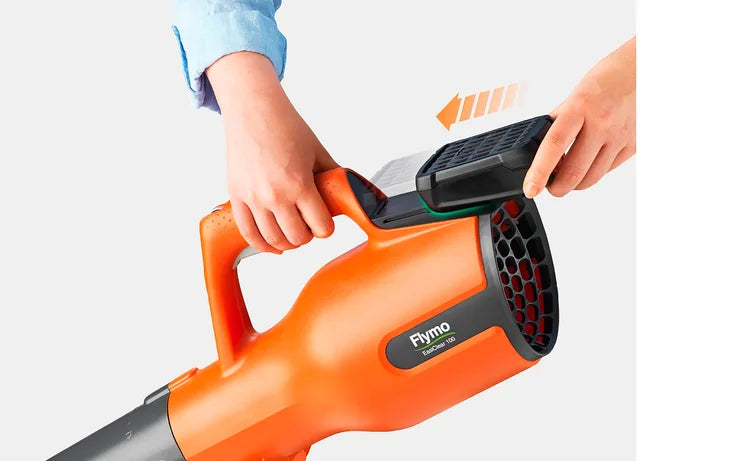 FLYMO 18V EasiClear 100 KIT – Cordless Leaf Blower