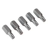Sealey TRX-Star* T40 Bit Short Pack of 5