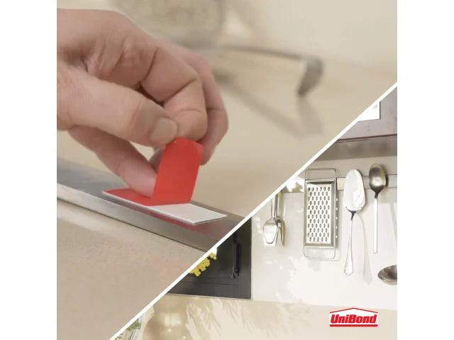 UniBond No More Nails Indoor & Outdoor Permanent Mounting Tape Roll 19mm x 1.5m