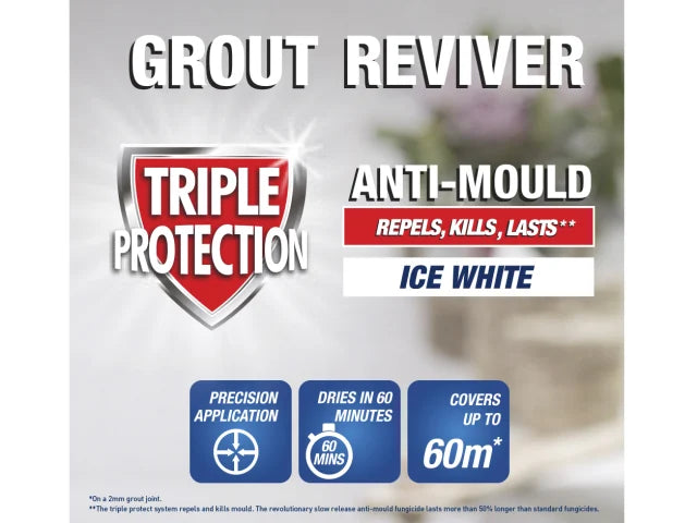UniBond White Grout Reviver Pen 7ml