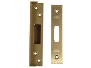 UNION StrongBOLT 2100 Mortice Deadlock Rebate Kit 25mm Polished Brass Box