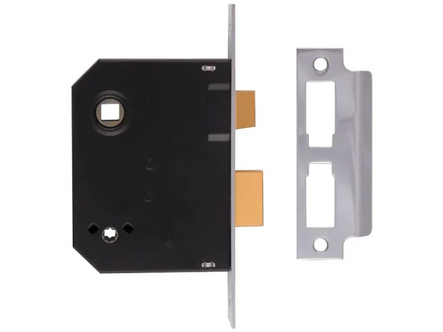 UNION 2294 Mortice Bathroom Lock Polished Brass 63mm 2.5in Box