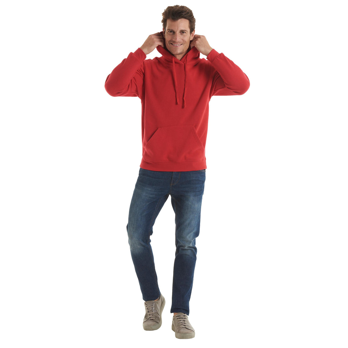 Uneek The UX Hoodie Red