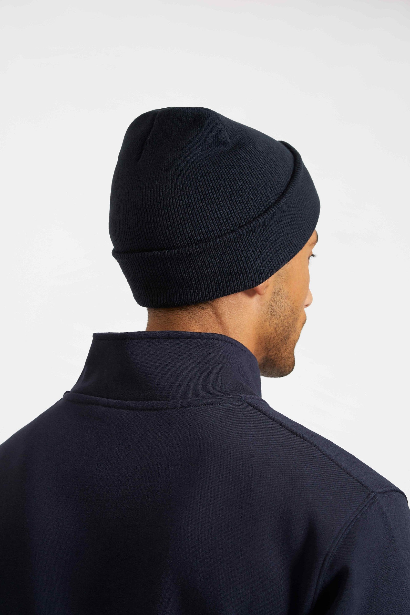 Uneek Circular Patch Beanie