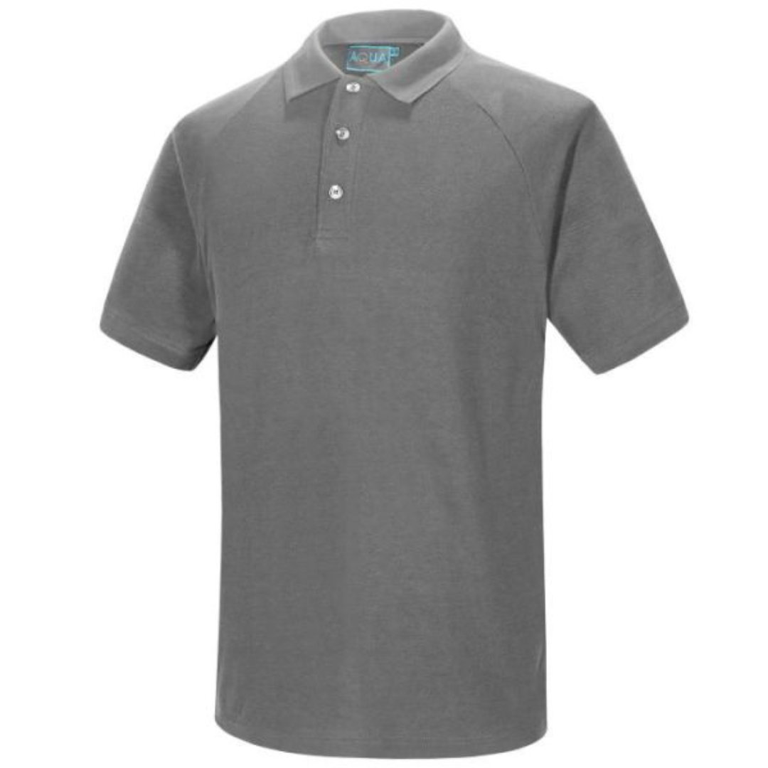 Future Garments Aqua Pique Knit Polo Shirt