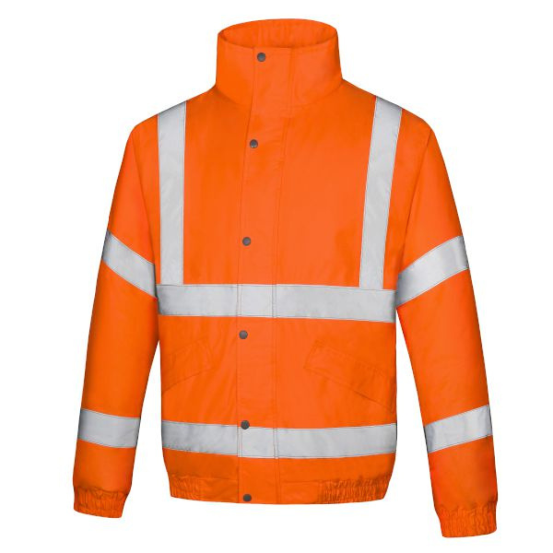 Future Garments Aqua Hi Vis Bomber Jacket
