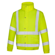 Future Garments Aqua Hi Vis Bomber Jacket