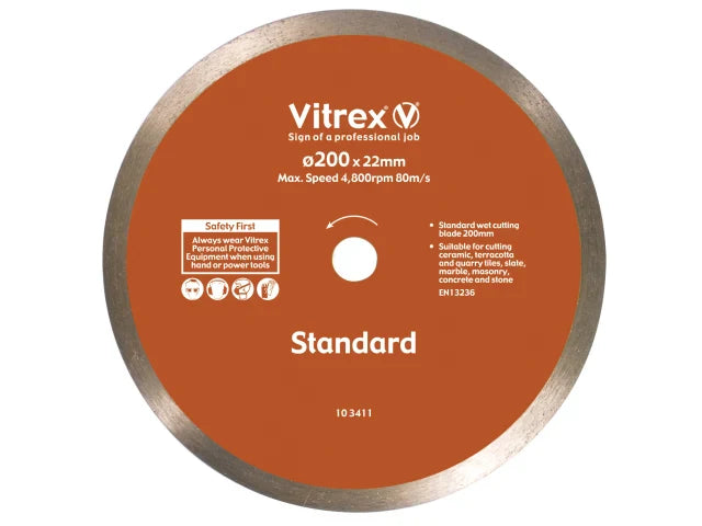 Vitrex Standard Diamond Blade 200mm