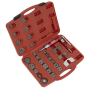 Sealey Air Operated Brake Piston Wind-Back Tool Kit 29pc