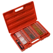 Sealey 38pc Cleaning Brush Set Injector Bore