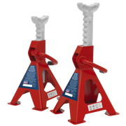 Sealey Axle Stands (Pair) 2 Tonne Capacity per Stand Ratchet Type