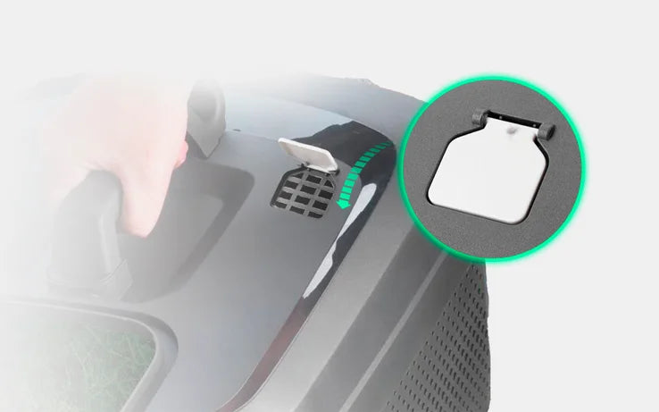 Flymo 36V UltraStore 380R - Smart, Cordless Mower with Compact, Foldable Design