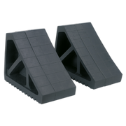 Sealey Rubber Wheel Chocks - Pair WC02