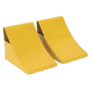 Sealey Heavy-Duty Steel Wheel Chocks 4kg - Pair