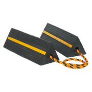 Sealey Heavy-Duty Rubber Wheel Chocks - Pair