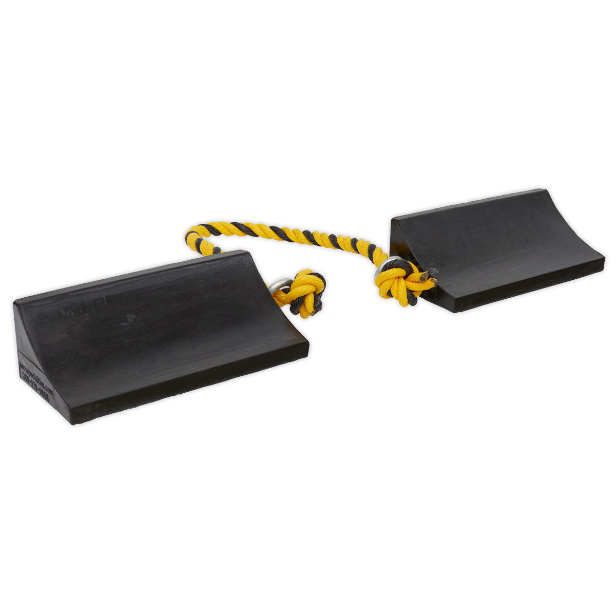 Sealey Rubber Wheel Chocks Heavy-Duty - Pair