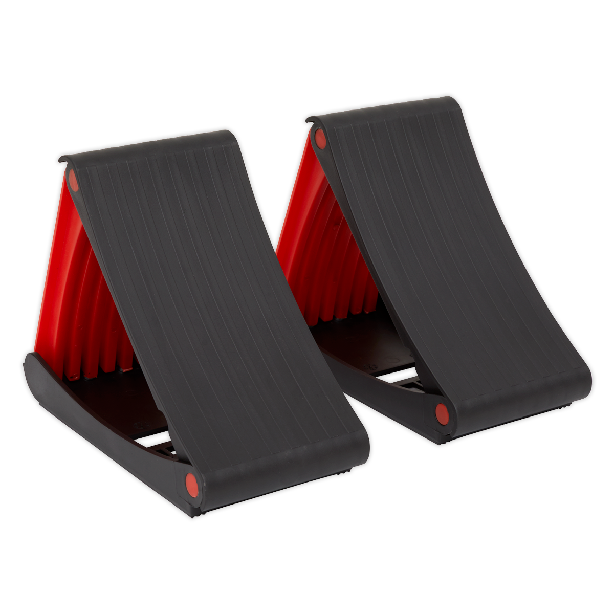 Sealey Folding Wheel Chocks - Pair