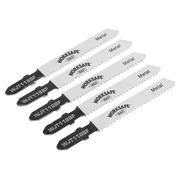 Sealey Jigsaw Blade Metal 55mm 12tpi - Pack of 5 WJT118BF