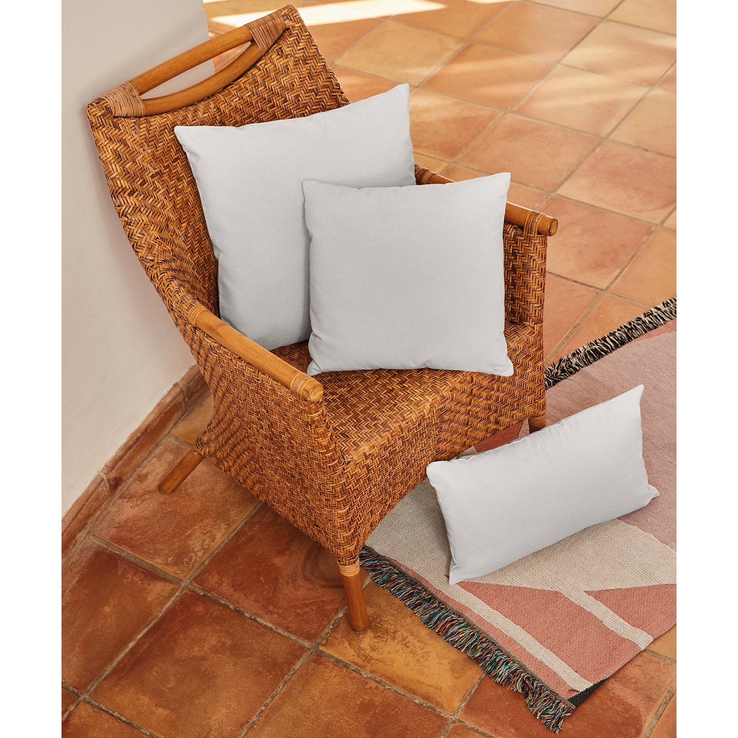 Westford Mill Fairtrade Cotton Canvas Cushion Cover