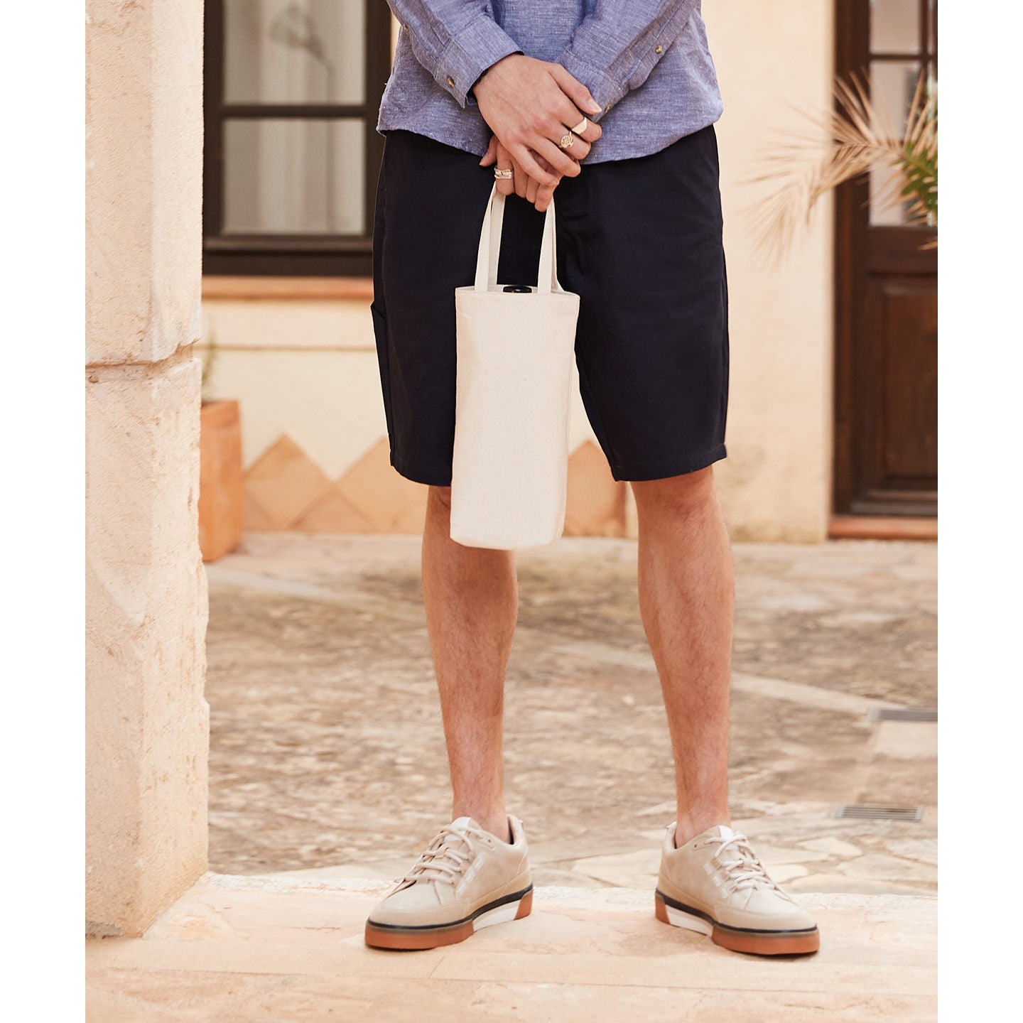 Westford Mill Fairtrade Cotton Bottle Bag