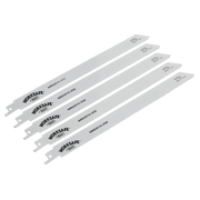 Sealey Reciprocating Saw Blade Metal 250mm 18tpi - Pack of 5