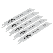 Sealey Reciprocating Saw Blade 150mm 10tpi - Pack of 5