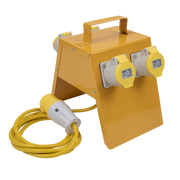 Sealey CEE 4-Way Splitter Box 1.5mm Cable 16A Plug