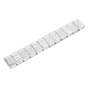 Sealey Wheel Weight 5g Adhesive Zinc Plated Steel Strip of 12 Pack of 100