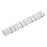Sealey Wheel Weight 5 & 10g Adhesive Zinc Plated Steel Strip of 8 (4 x Each Weight) Pack of 100