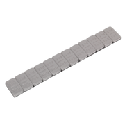 Sealey Wheel Weight 5g Adhesive Zinc Plated Steel Plastic Coated Strip of 12 Pack of 100