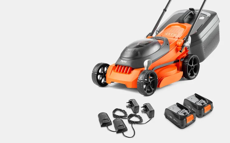 Flymo 36V EasiStore 380R - Smart, Cordless Lawn Mower with Quick-Adjust Cutting Heights