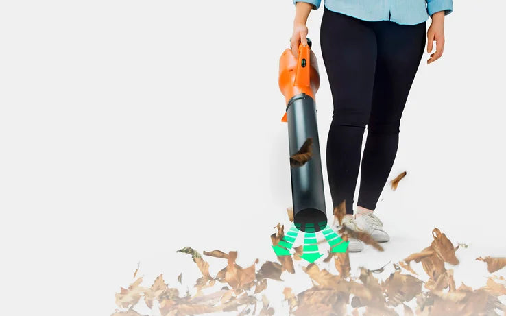 FLYMO 18V EasiClear 100 KIT – Cordless Leaf Blower