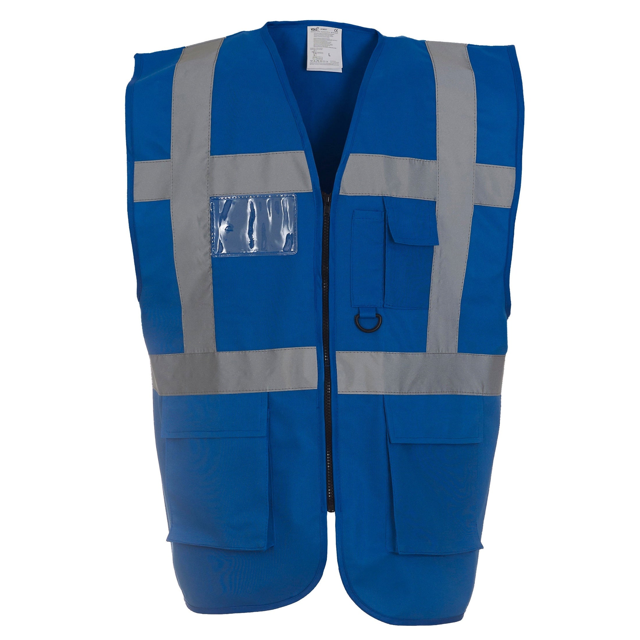 Yoko Multifunctional Executive Hi-Vis Waistcoat - Royal Blue