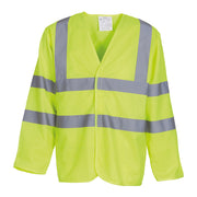 Yoko Hi-Vis Long Sleeve Waistcoat